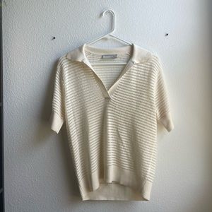 Everlane Knit Polo Top